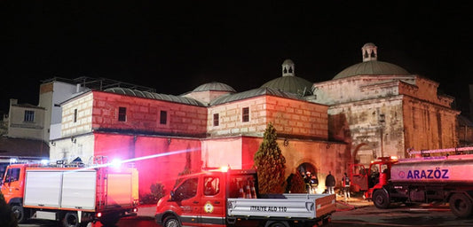 Kırklareli Hızırbey Arastası'nda yangın