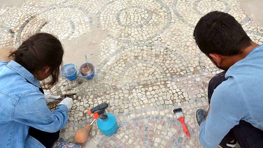 Stratonikeia Antik Kenti’nde Bizans Mozaikleri Ziyaretçiye Açılıyor