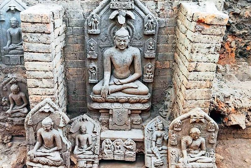 Hindistan’da 10. Yüzyıla Ait Budist Manastırı Kalıntıları Bulundu