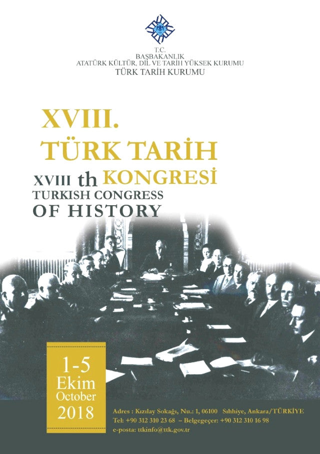 Tarihçiler 18. Türk Tarih Kongresi'nde Bir Araya Gelecek