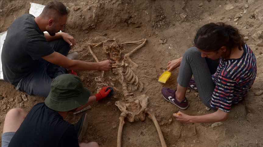 Sinop’ta arkeologları şaşırtan iskelet