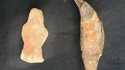 Yeşilova Höyüğü’nde 8 bin yıllık ayı heykelciği bulundu