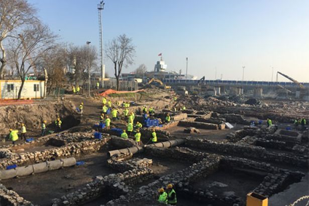 YENİKAPI'DA THEODOSİUS LİMANI’NIN DEVAMI BULUNDU