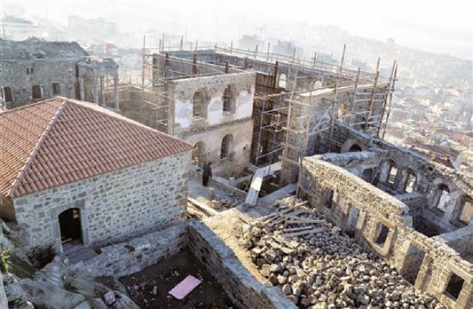 Trabzon’daki Panaghia Manastırı Restorasyonunda Sona Doğru