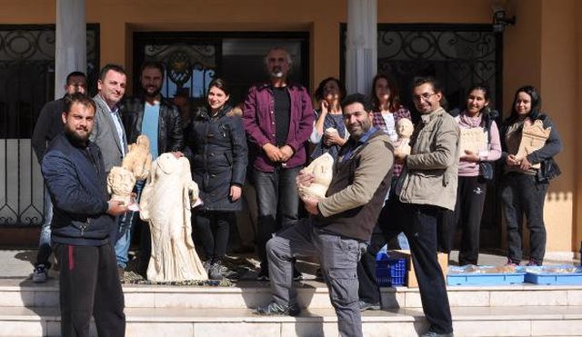 Yalvaç'ta Bulunan 5 Tanrı Heykeli Müzeye Teslim Edildi