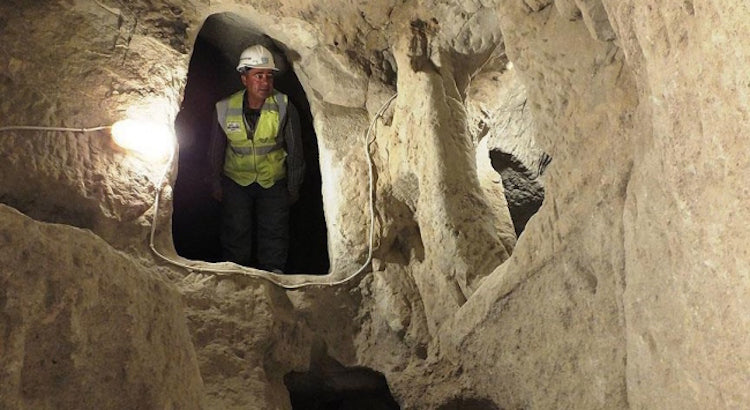 Nevşehir’deki Yeraltı Şehrinde 1500 Yıllık Manastır Bulundu
