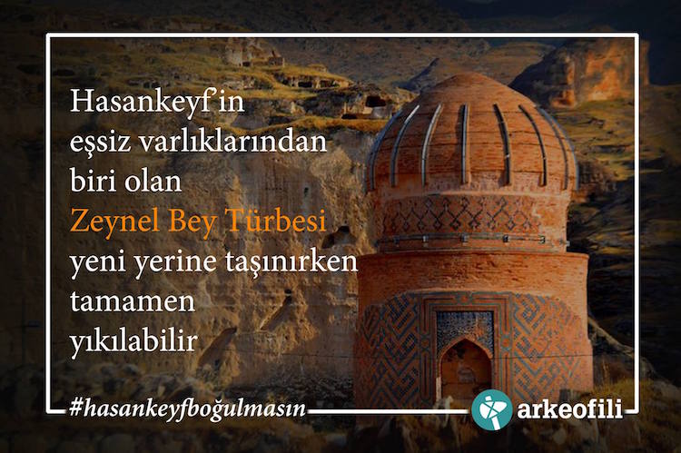 Hasankeyf’teki 1100 Tonluk Zeynel Bey Türbesi Taşınırken Yıkılabilir