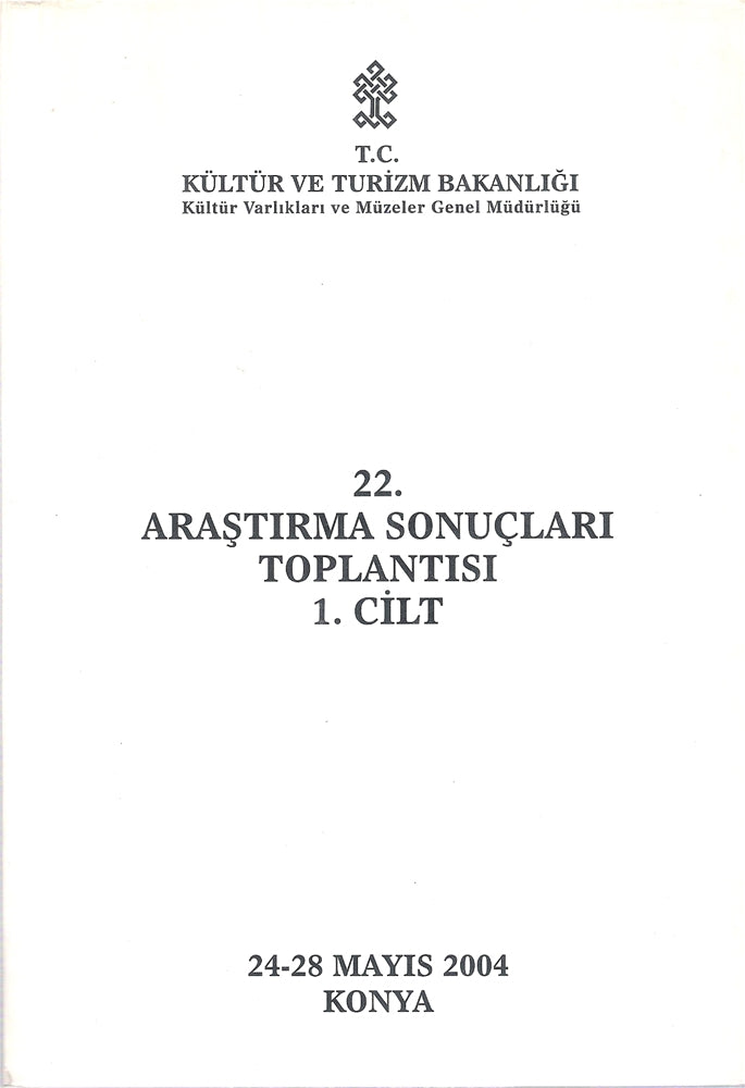 22.Araştırma Sonuçları Toplantısı 1.Cilt