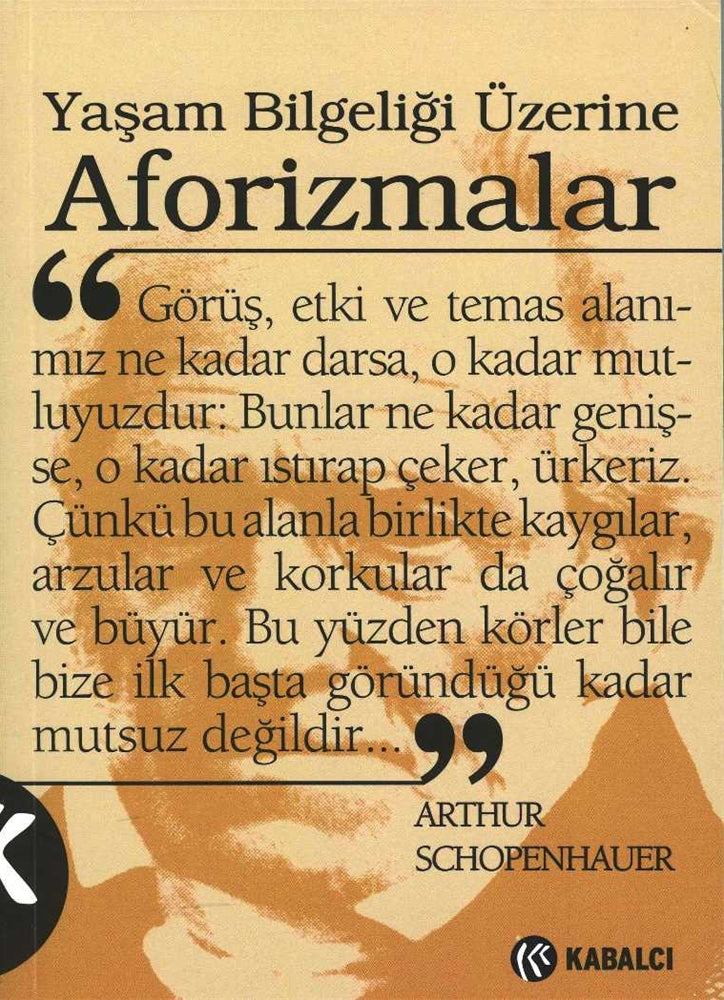 Yaşam Bilgeliği Üzerine Aforizmalar