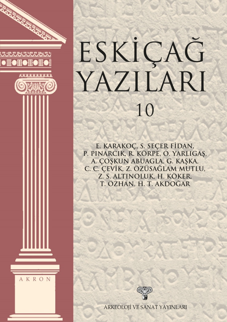 Eskiçağ Yazıları 10 - Akron 13