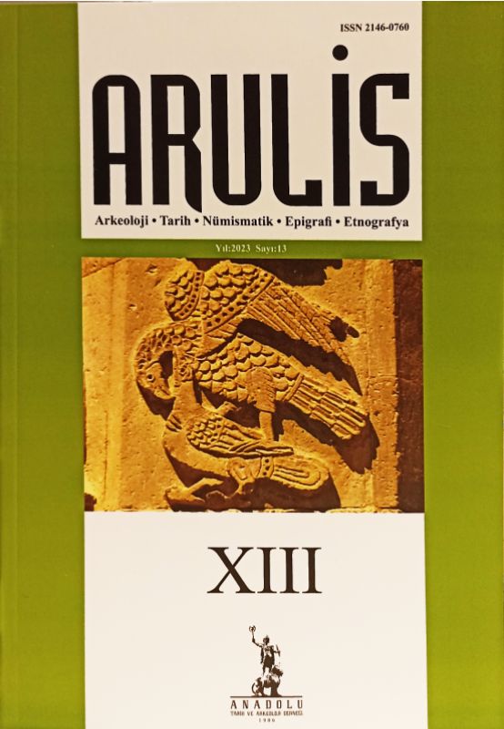 Arulis Dergisi Yıl 2023 Sayı 13