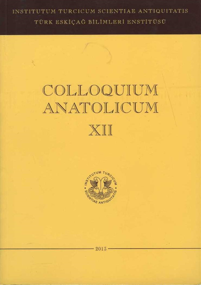 Colloquium Anatolicum XII