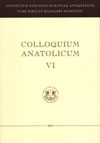 Colloquium Anatolicum VI