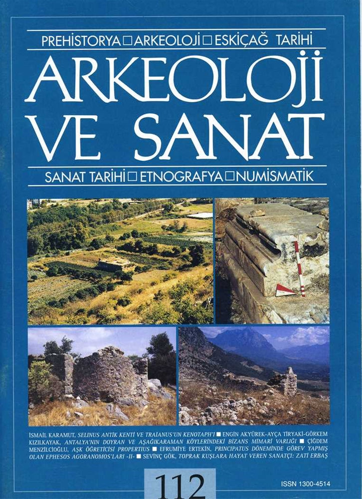 Arkeoloji ve Sanat Dergisi Sayı 112