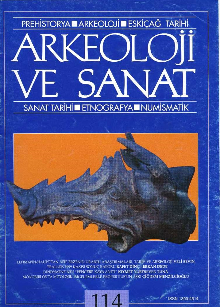 Arkeoloji ve Sanat Dergisi Sayı 114