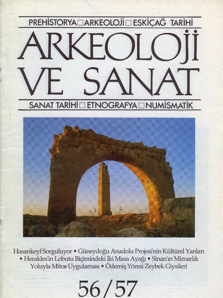 Arkeoloji ve Sanat Dergisi Sayı 56 - 57