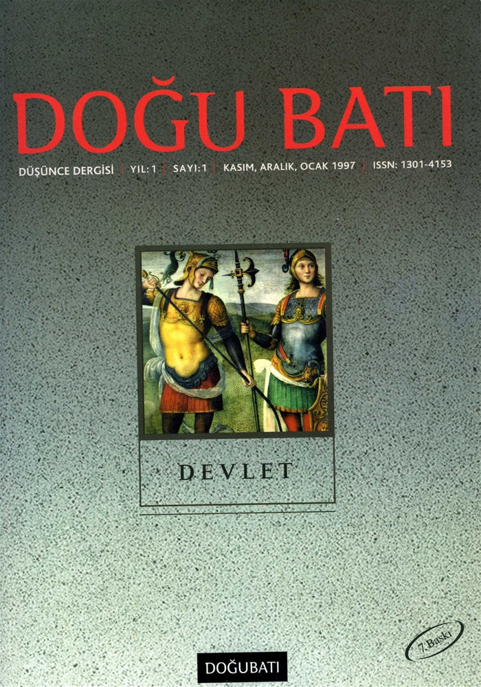 Doğu Batı Sayı 01 : Devlet