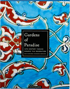 Garden of Paradise - 16th Century Turkish Ceramic Tile Decoration