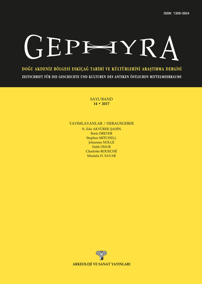 Gephyra Sayı 14 / Volume 14 - 2017