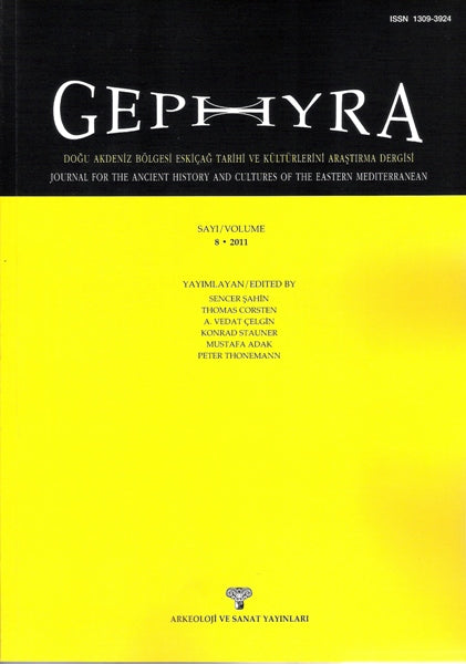 GEPHYRA Sayı 8 / Volume 8 - 2011