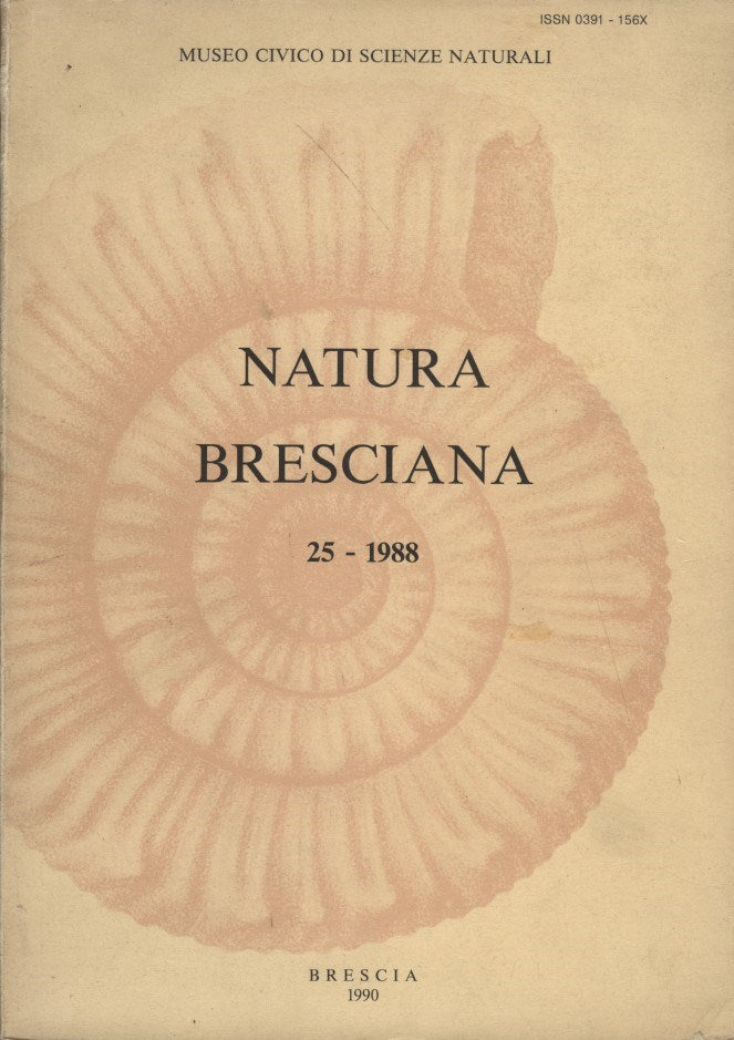 Natura Bresciana 25 - 1988