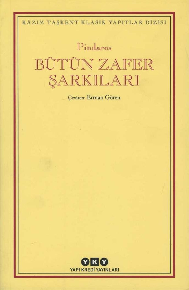 Pindaros - Bütün Zafer Şarkıları