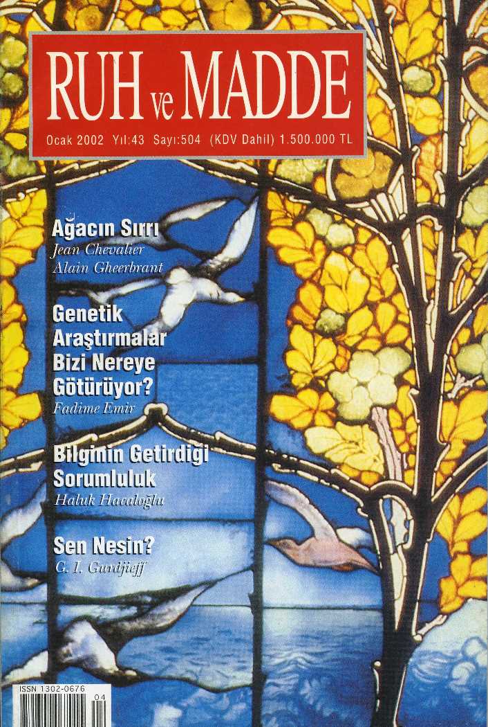 Ruh ve Madde Ocak 2002 Sayı 504