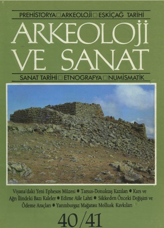 Arkeoloji ve Sanat Dergisi Sayı 40 - 41
