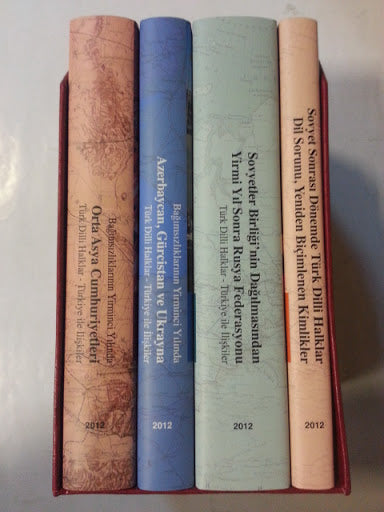 Avrasya'da Yeniden Çizilen Sınırlar İnşa Edilen Kimlikler Projesi Kitapları Cilt: 1 - 4 [TAKIM]