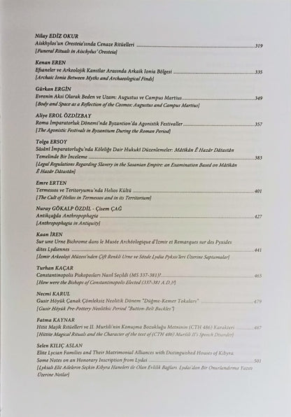 Arkeoloji, Tarih ve Epigrafinin Arasında Prof. Dr. A.Vedat Çelgin'in 68. Doğum Günü Onuruna Makaleler 4