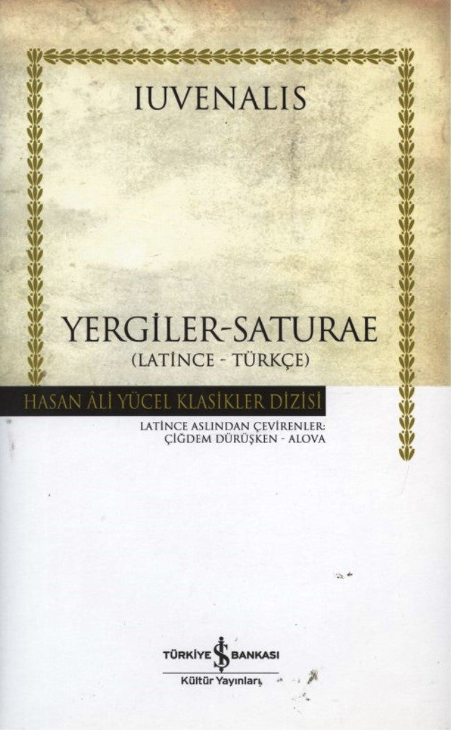 Yergiler Saturae Latince Türkçe
