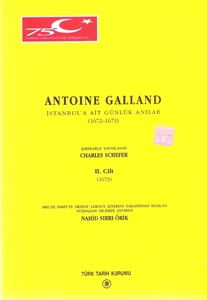 İstanbul'a Ait Günlük Anılar 1672 I.CİLT