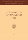 Colloquium Anatolicum VII