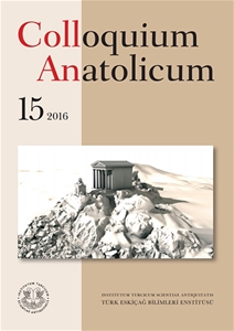 Colloquium Anatolicum 15 - 2016
