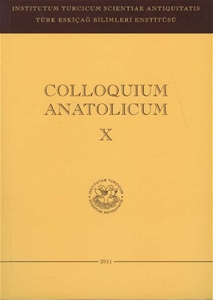 Colloquium Anatolicum X - Anadolu Sohbetleri