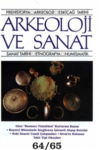 Arkeoloji ve Sanat Dergisi Sayı 64 - 65