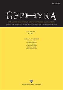 Gephyra Sayı 10 / Volume 10 - 2013