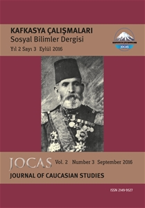 Kafkasya Çalışmaları Sosyal Bilimler Dergisi  Yıl:2 Sayı:3/ Journal of Caucasian Studies Vol.2 Number:3