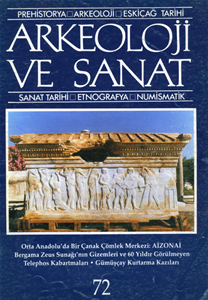 Arkeoloji ve Sanat Dergisi Sayı 72