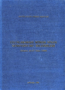 Uluslararası Mimar Sinan Sempozyumu Bildirileri /Ankara 24-27 Ekim 1988