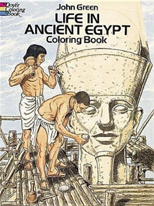 Life in Ancient Egypt Coloring Book