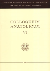 Colloquium Anatolicum VI