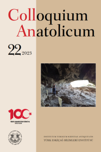 Colloquium Anatolicum Sayı 22 - 2023