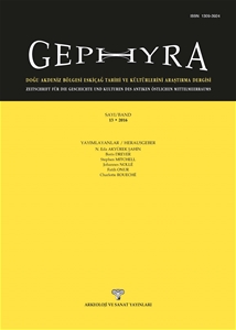 Gephyra Sayı 13 / Volume 13 - 2016