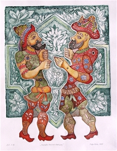 Gölge Oyunları -Karagöz  Hacivat Bahçede