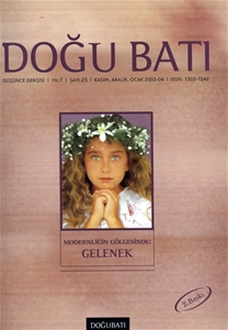 Doğu Batı : Gelenek - Sayı 25