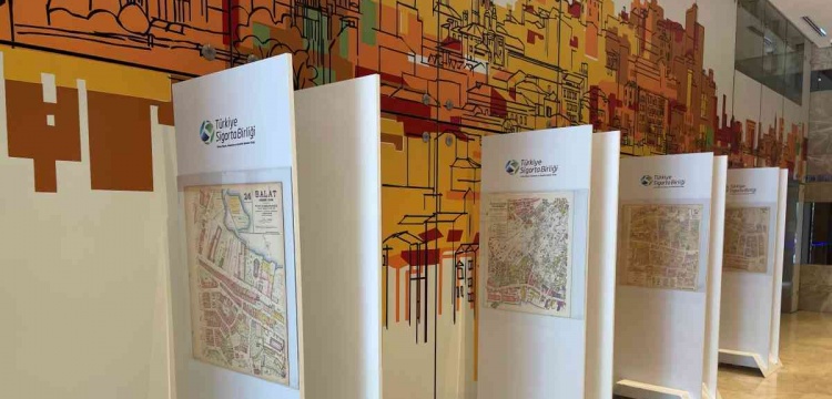 Jacques Pervititch'in asırlık İstanbul haritaları Sigorta Haritaları Sergisi'nde