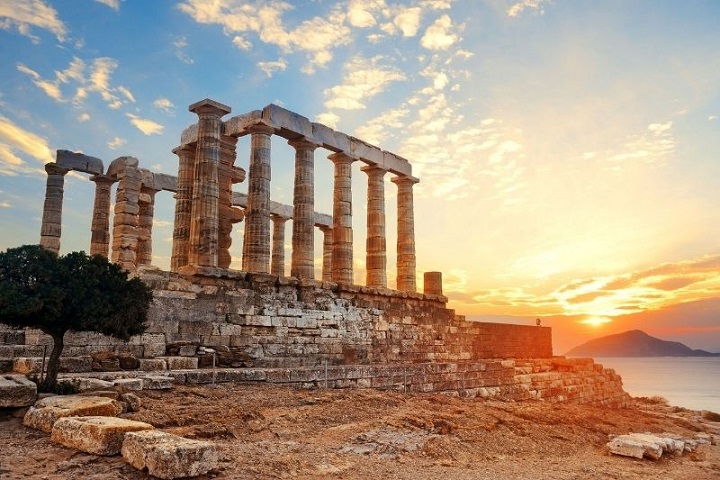 Cape Sounion’daki Poseidon Tapınağı