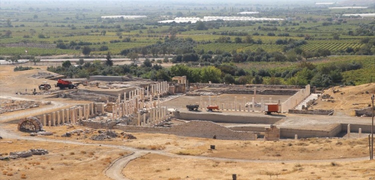 Tripolis Antik Kenti'inde Kurtuluş Savaşı döneminden kalma siper bulundu