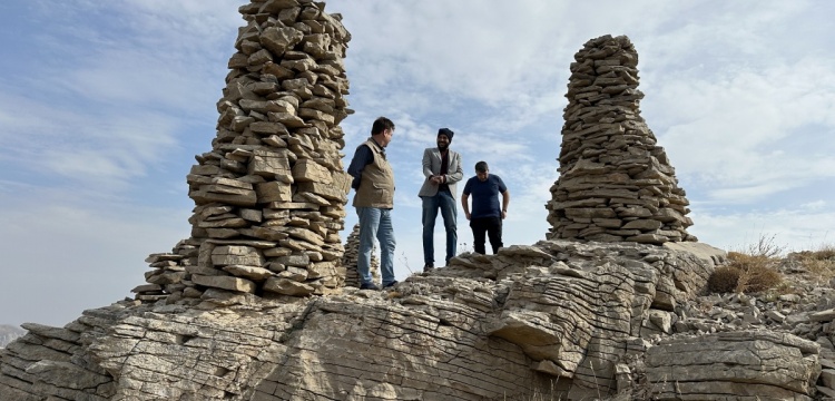 Adıyaman'ım Gerger ilçesinde Obo geleneğini andıran taş yapılar bulundu